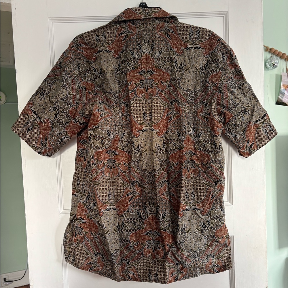 Vintage Paisley Short Sleeve Shirt